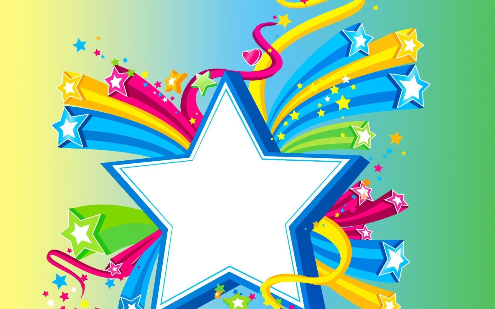 sternchen mit schwänzen großer stern bänder