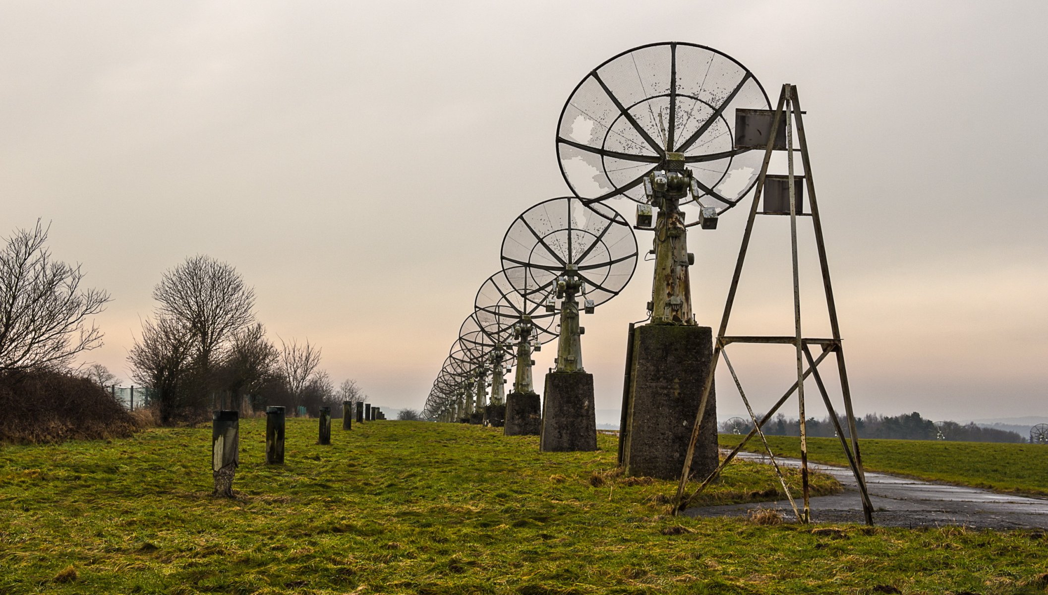 observatorium antennen hintergrund