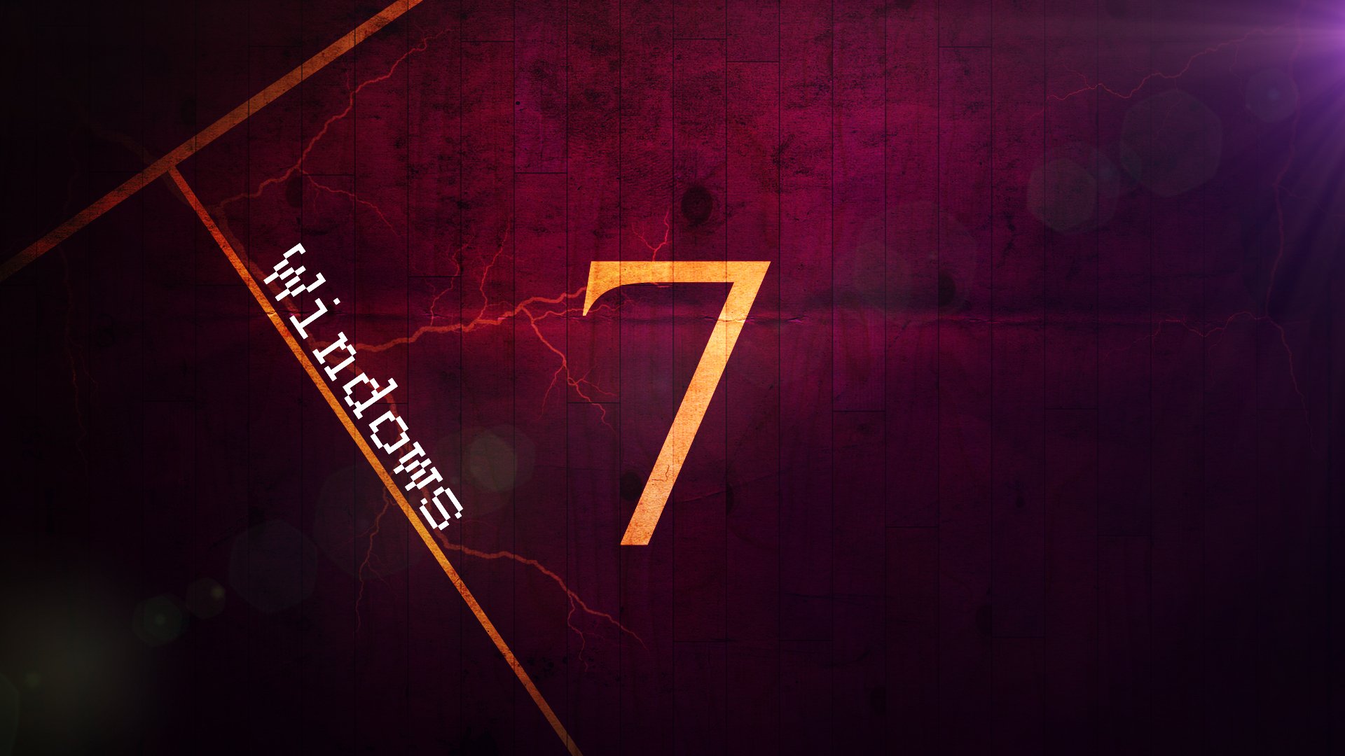 system sieben hintergrund linien