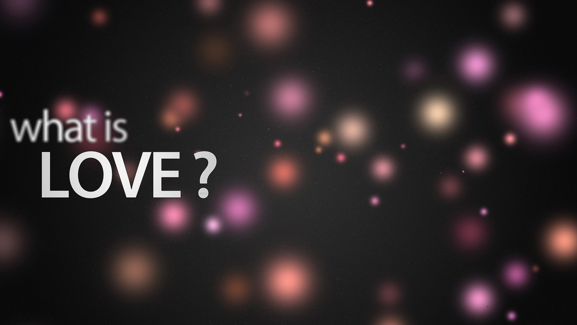 frage nach liebe verschwommene tröpfchen sternchen blendung inschrift frage