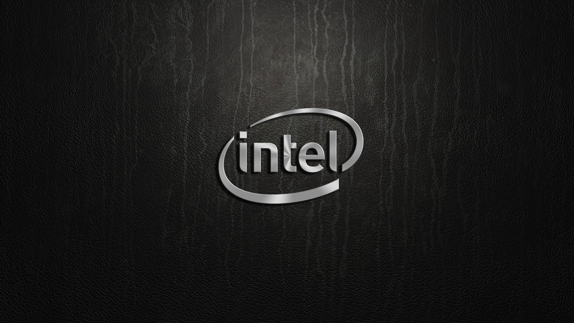 intel logo silber