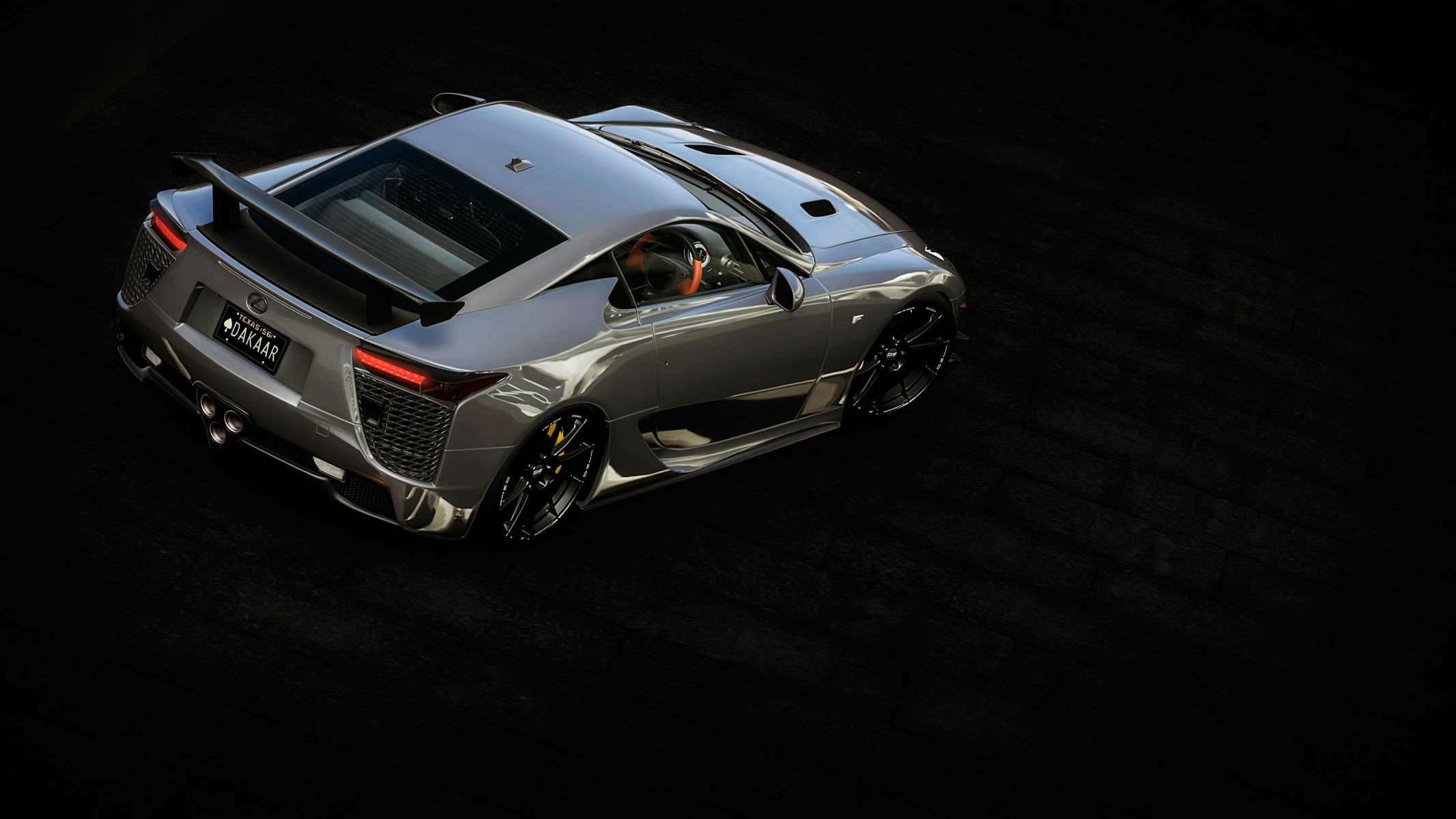lexus lfa ansicht von oben