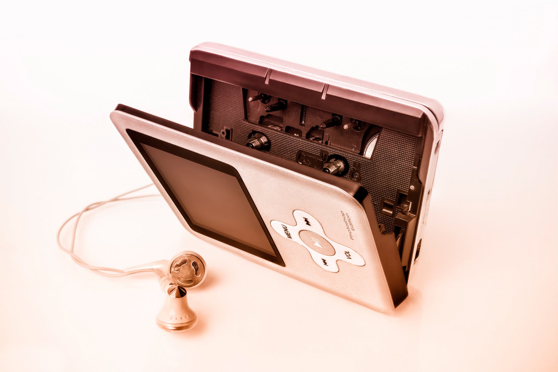 zurück in die zukunft photoshop kassettenspieler