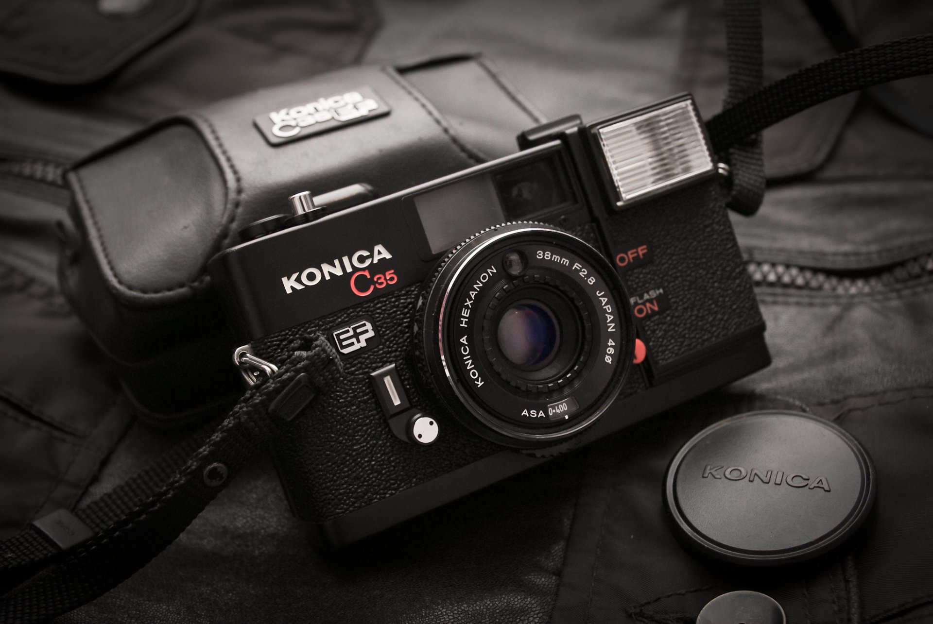 konica c35 ef kamera hintergrund