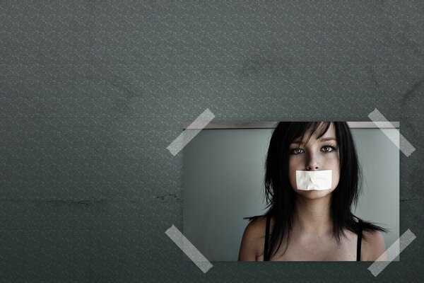 Mädchen Nase Muster Haare