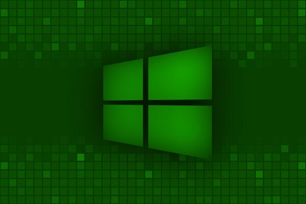 Grünes Microsoft Windows 8-Logo