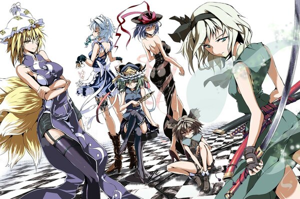 Anime-mädchen izayei sakuya