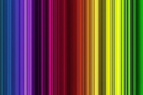 Linien von bunten Farben des Spektrums