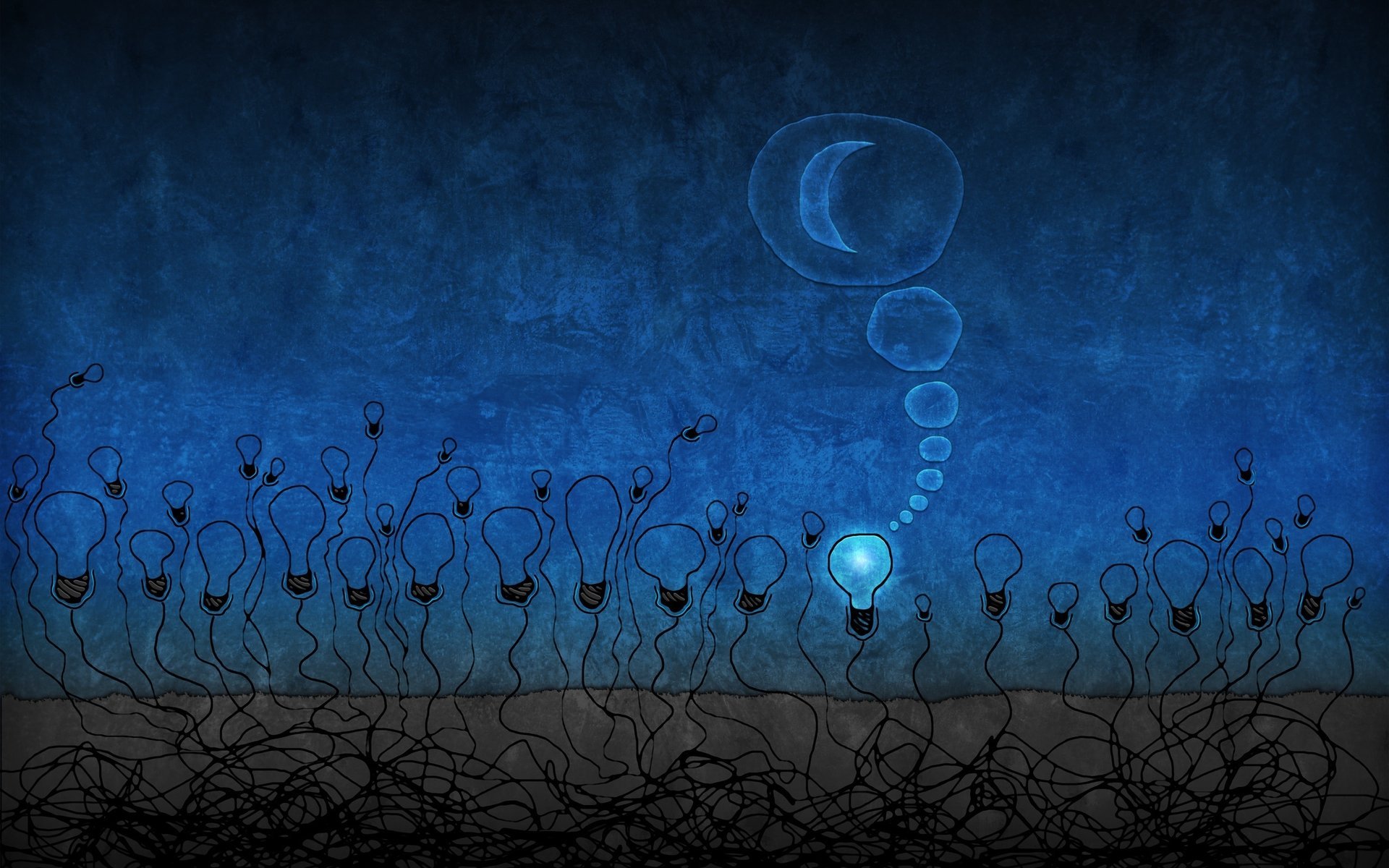 glühbirnen hintergrundbeleuchtung blau mond zeichnung blau zeichnungen anime texturen