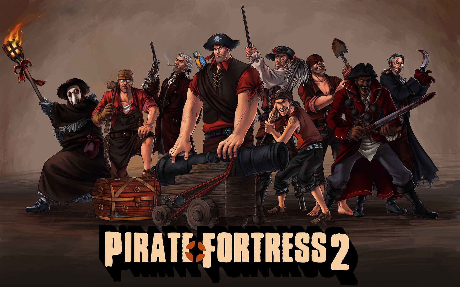 tf2 männliche krieger schurken team fortress 2 piraten kanone truhe zeichnung cartoon helden zeichnungen anime männer