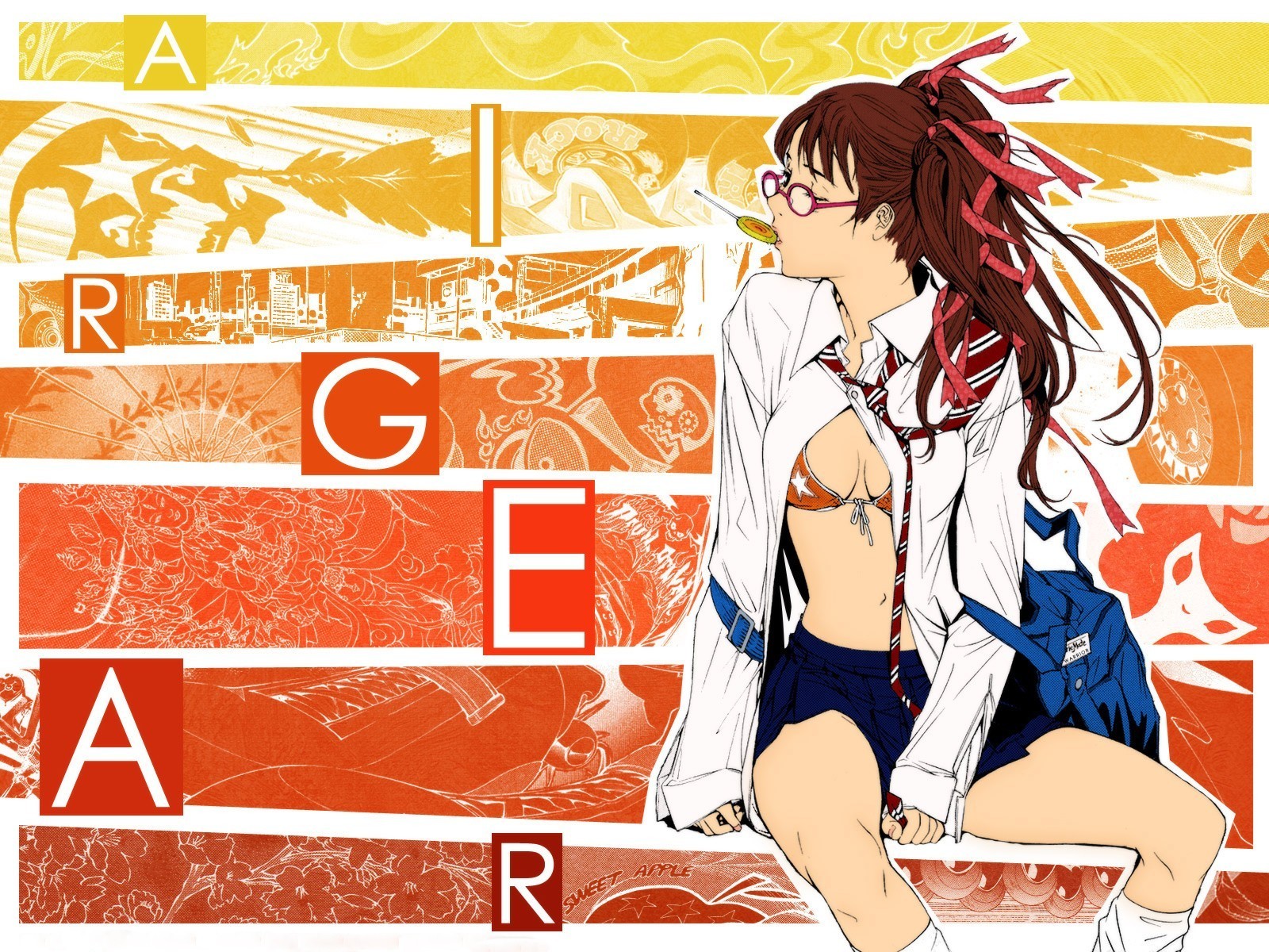 mädchen lutscher braunhaarige