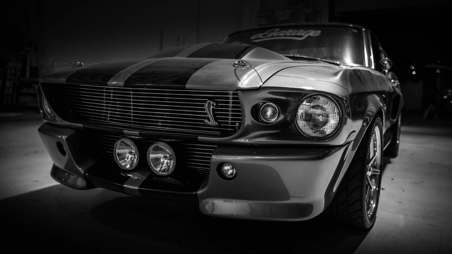 ford mustang shelby gt500 eleanor silber muscle car autotuning