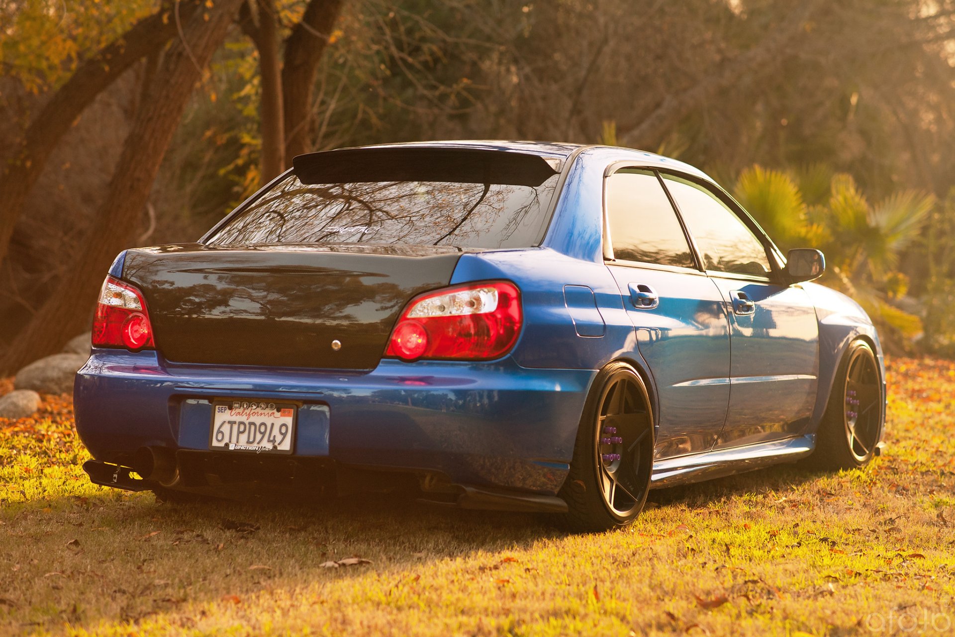 ubaru impreza wrx sti subaru tuning blau blau