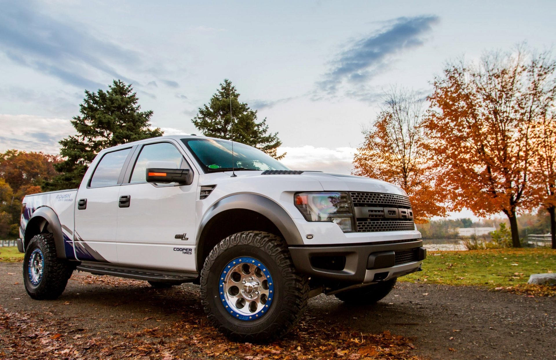 rausch ford f-150 svt raptor auto bäume himmel