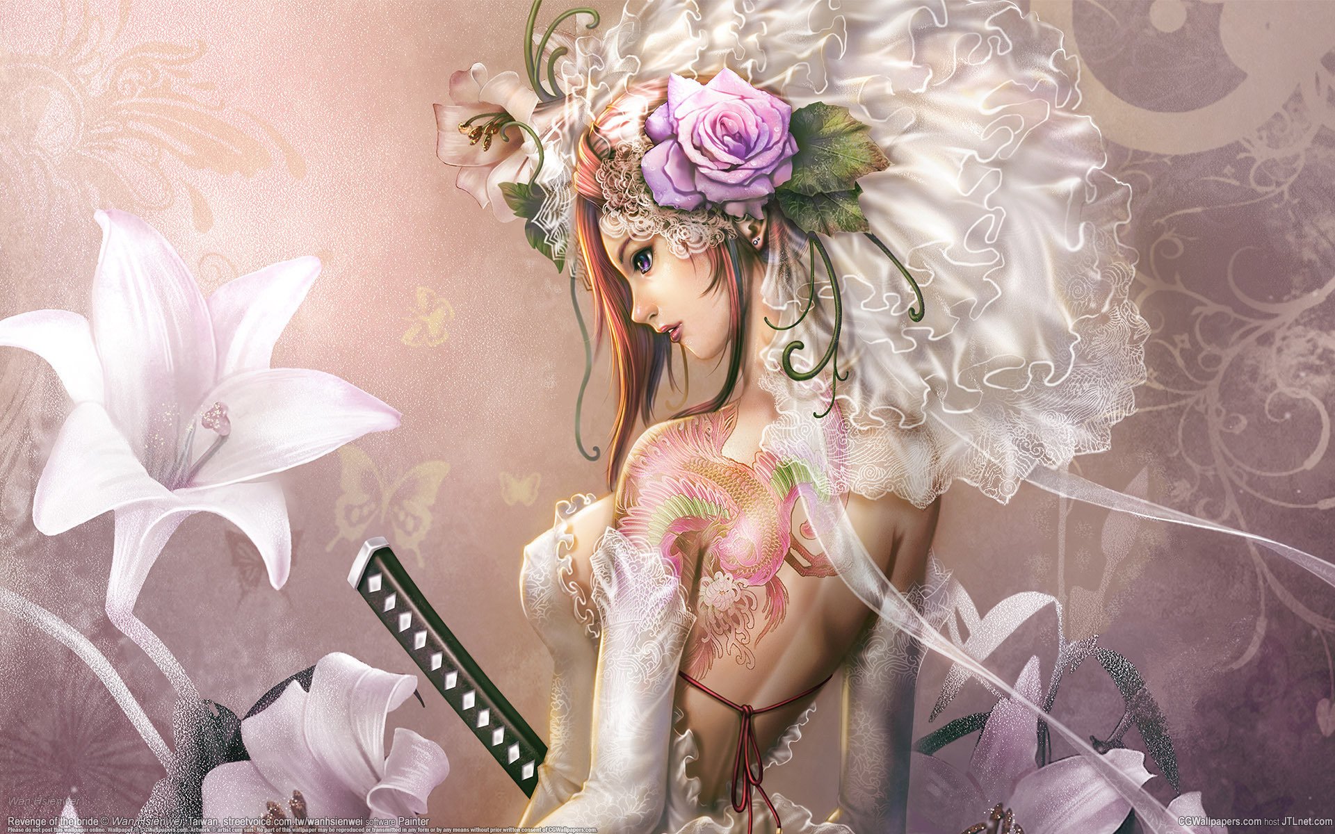 revenge of the bride blumen kleid wan hsienwei braut mädchen