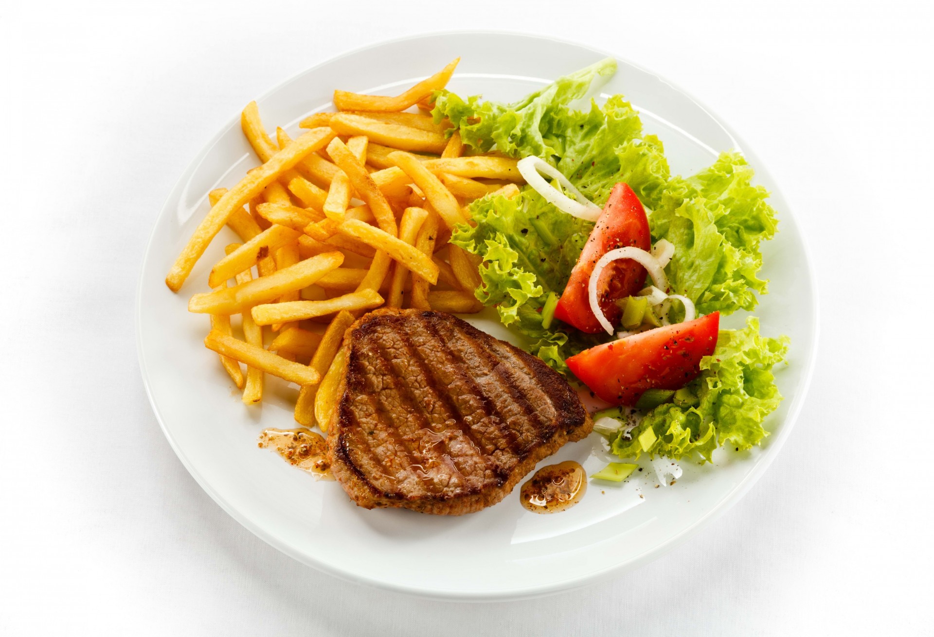 kartoffeln kotelett salat platte kohl fleisch