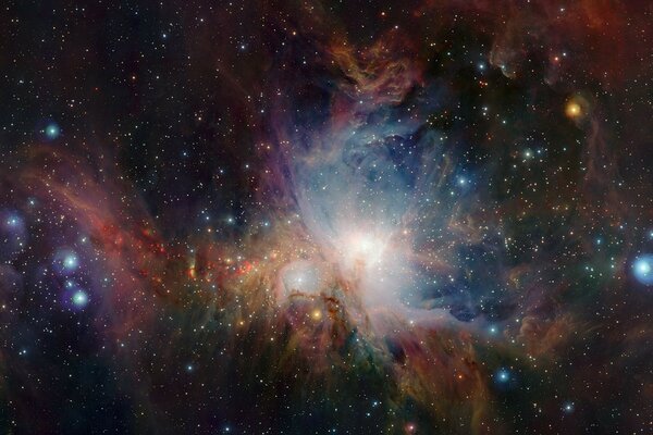 Das Leuchten des Kosmos und des Abgrunds Desktop-Hintergrund