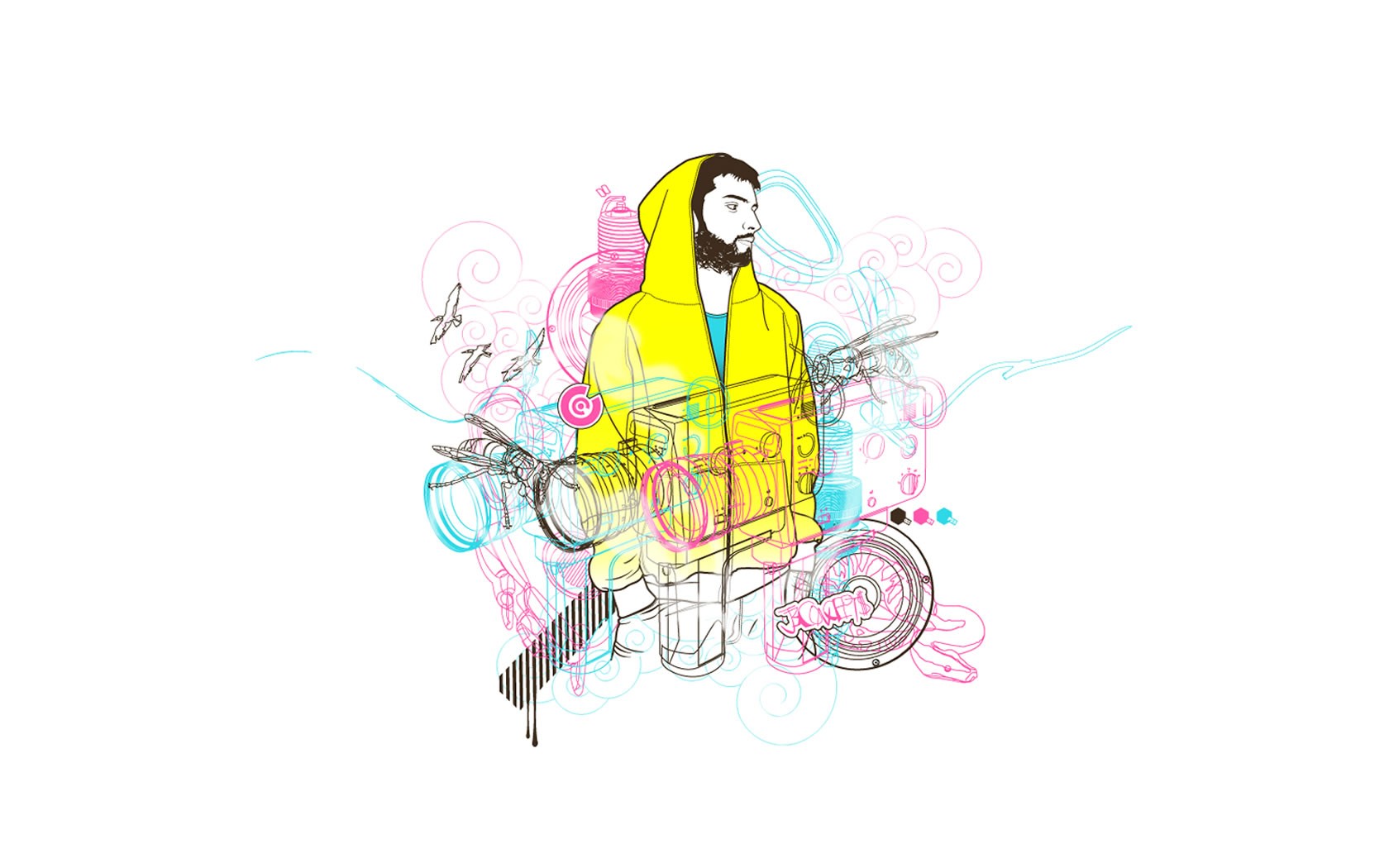 erdbeben entgiftung erfassen j3concepts sweatshirt kamera bart bienen vögel