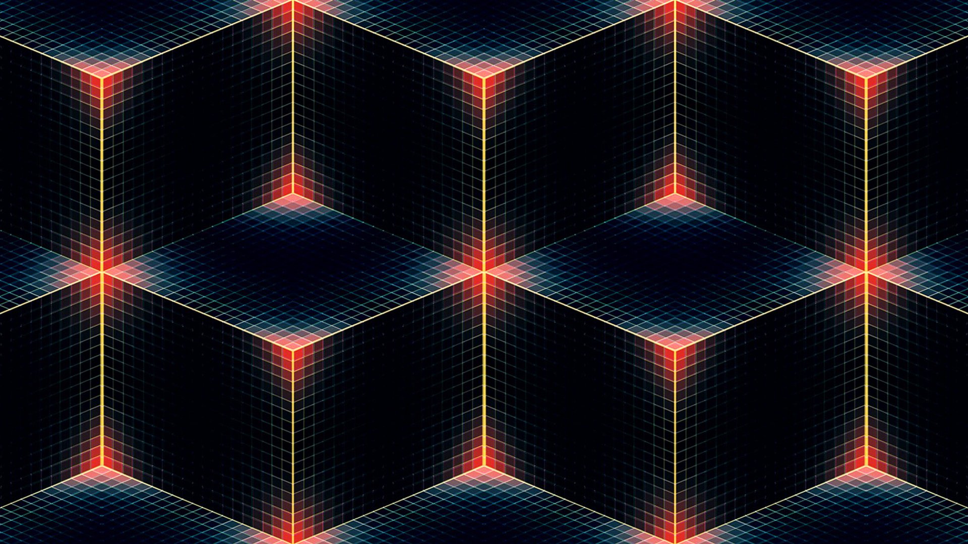 linien ecken würfel würfel halbdunkel farbe quadrat raute