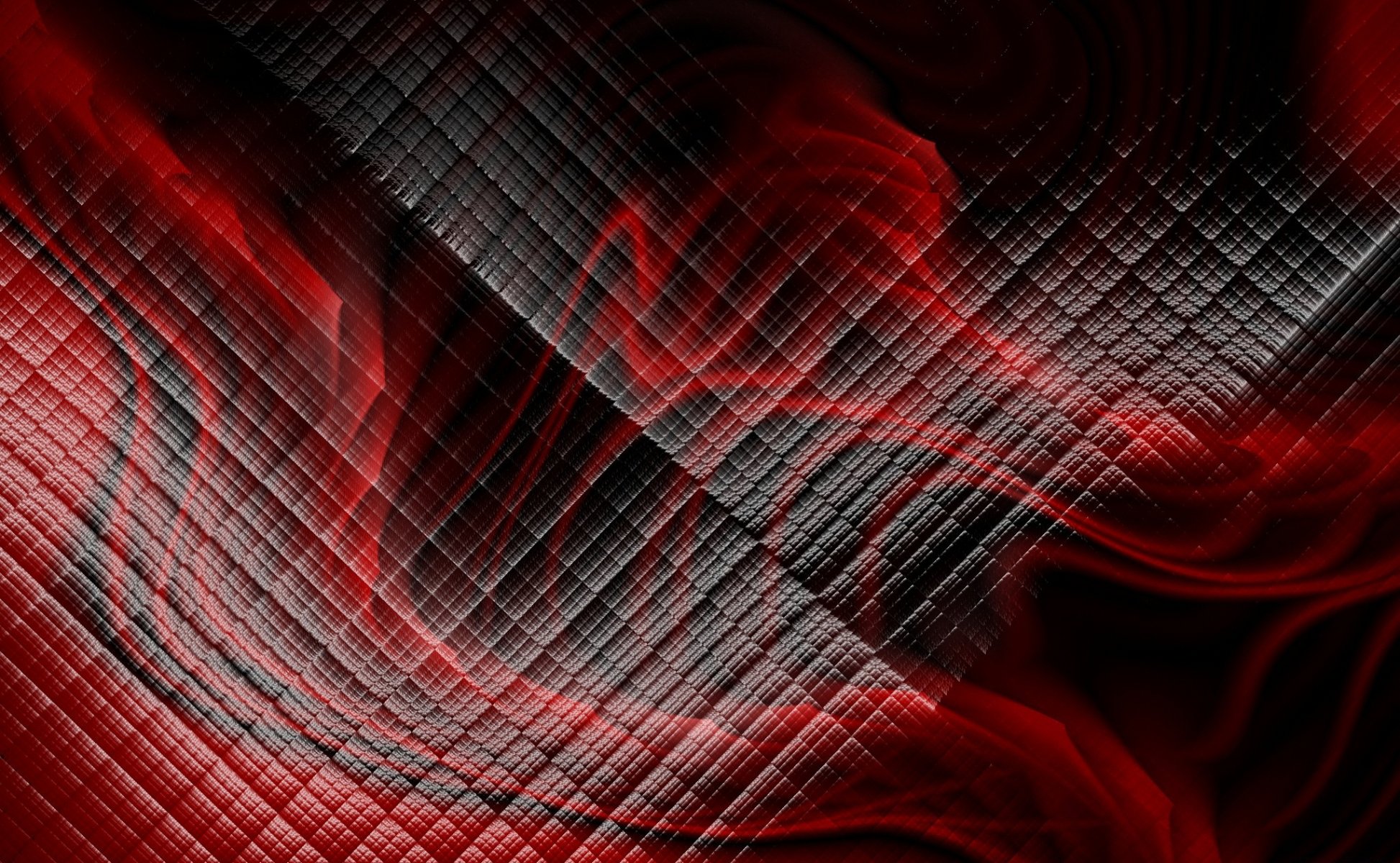 rote und schwarze farben verschiedene biegungen und formen abstraktion