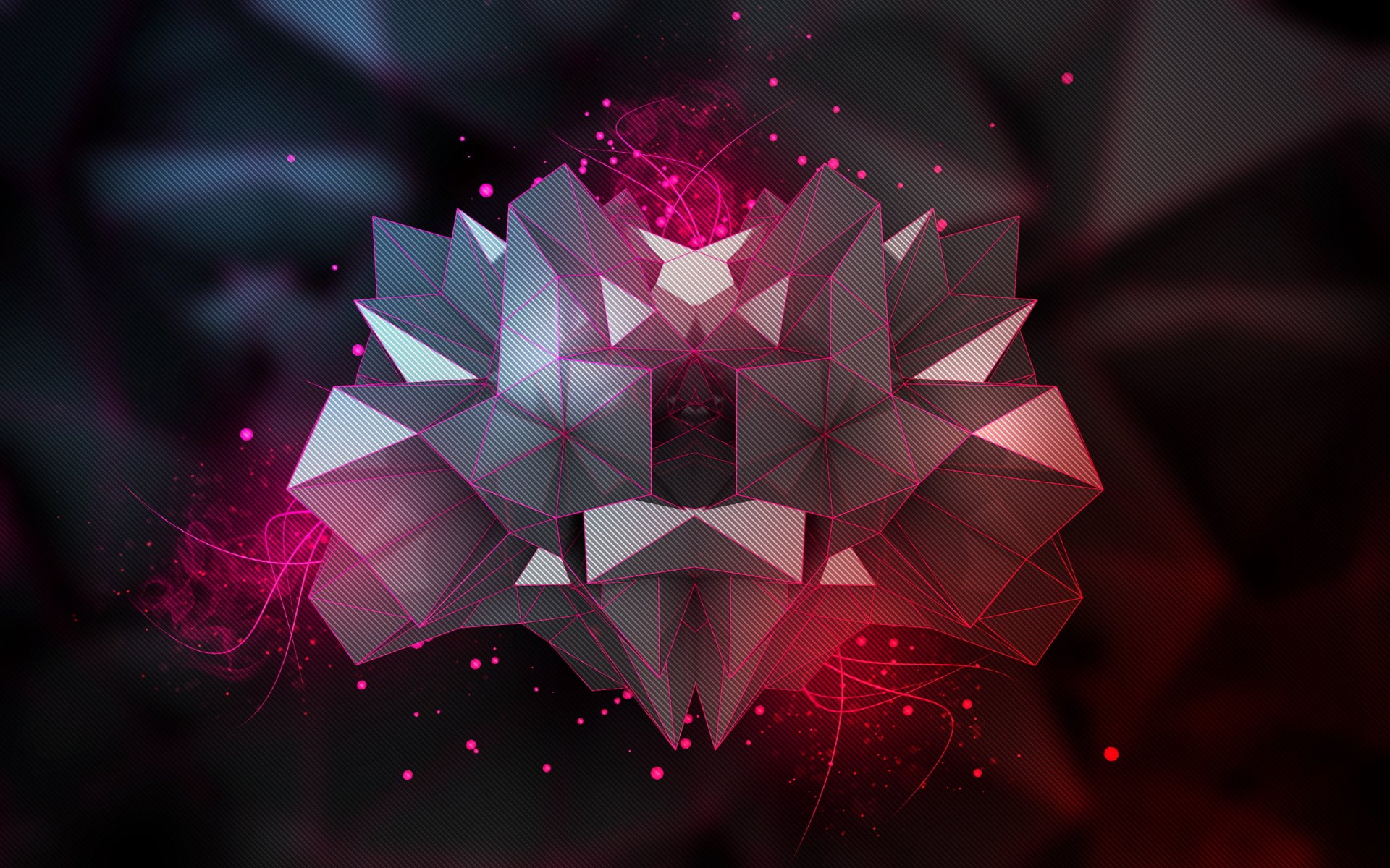 abstraktion facetten hq wallpaper