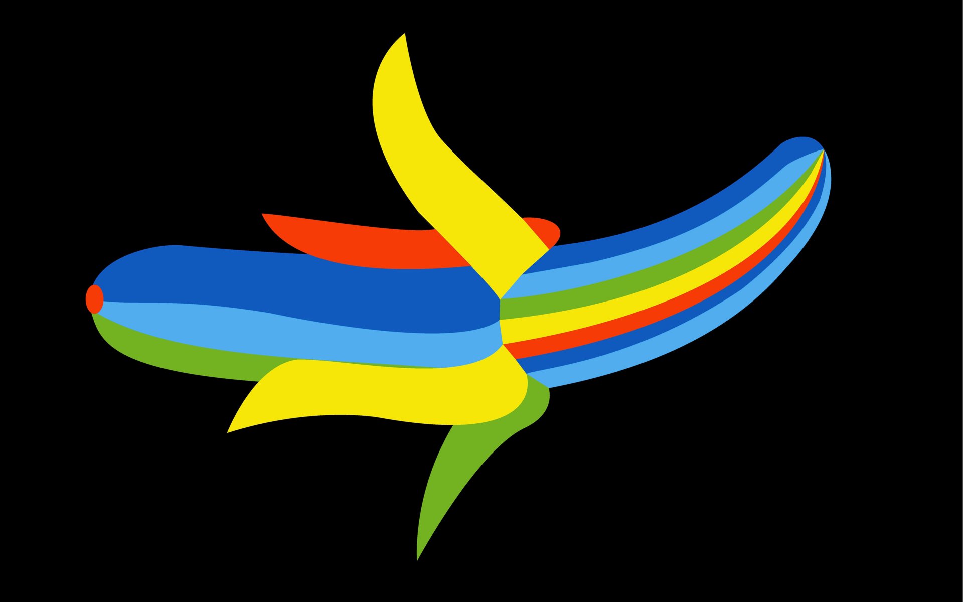 banane tapete farbe farbe regenbogen