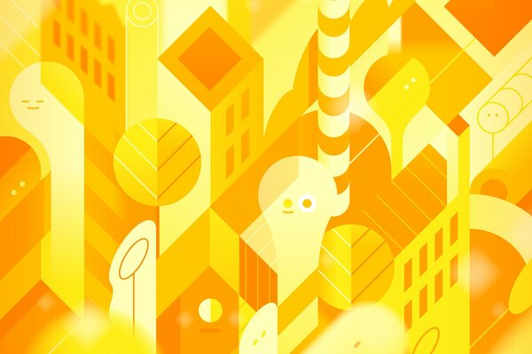 Abstraktion auf der Grundlage einer Industriestadt