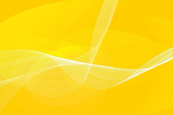 Linien biegen und unendlich in gelb