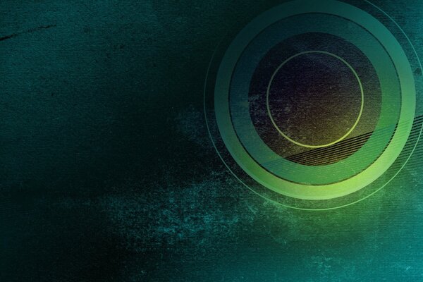 Grüne Kreise im Kreis