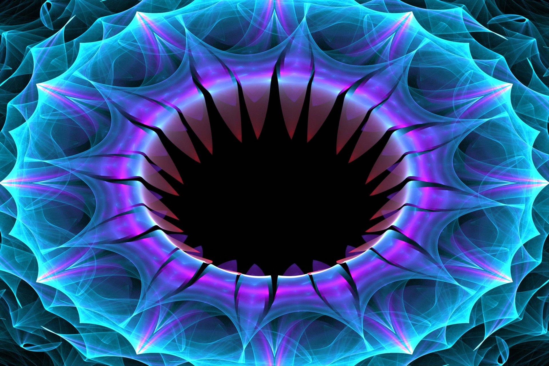 farben symmetrie volumen blume ring