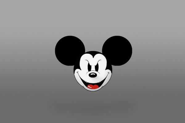Mickey-Mouse-Bild ist böse
