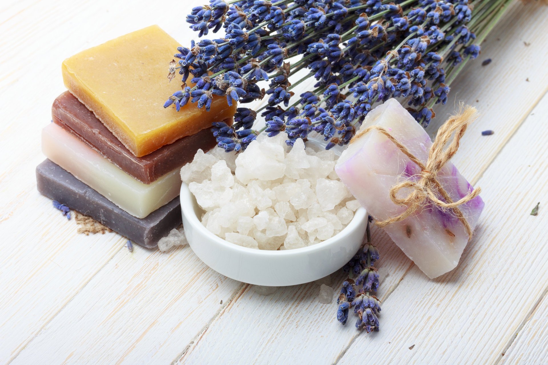 lavendel meersalz lavendelseife lavendelblüten