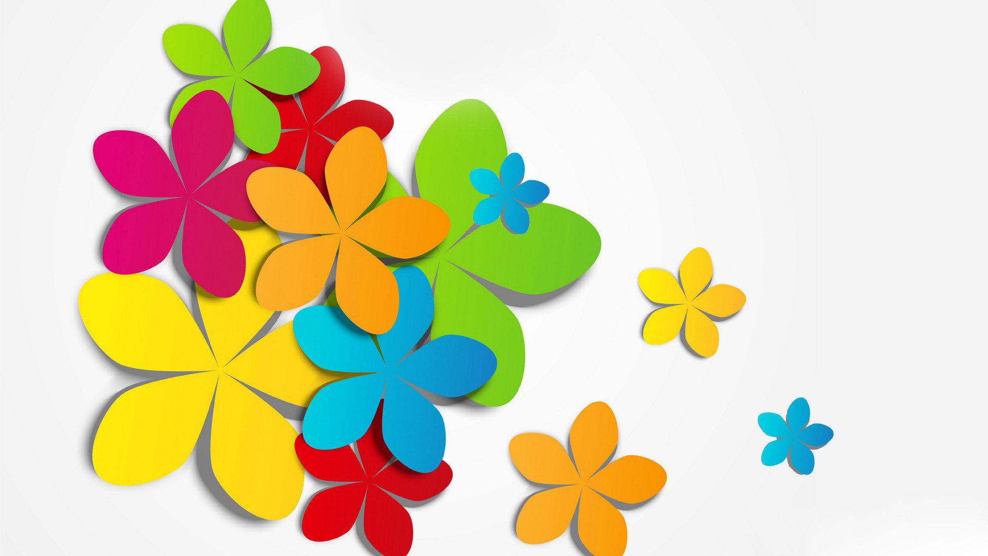 blumen schicht applikation volumen blütenblätter