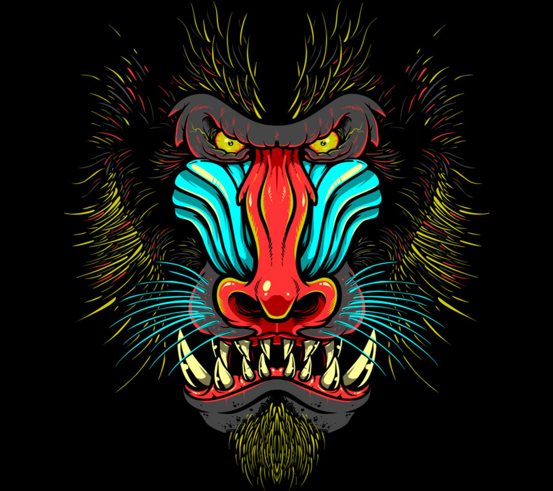 patron der welt wut gesicht