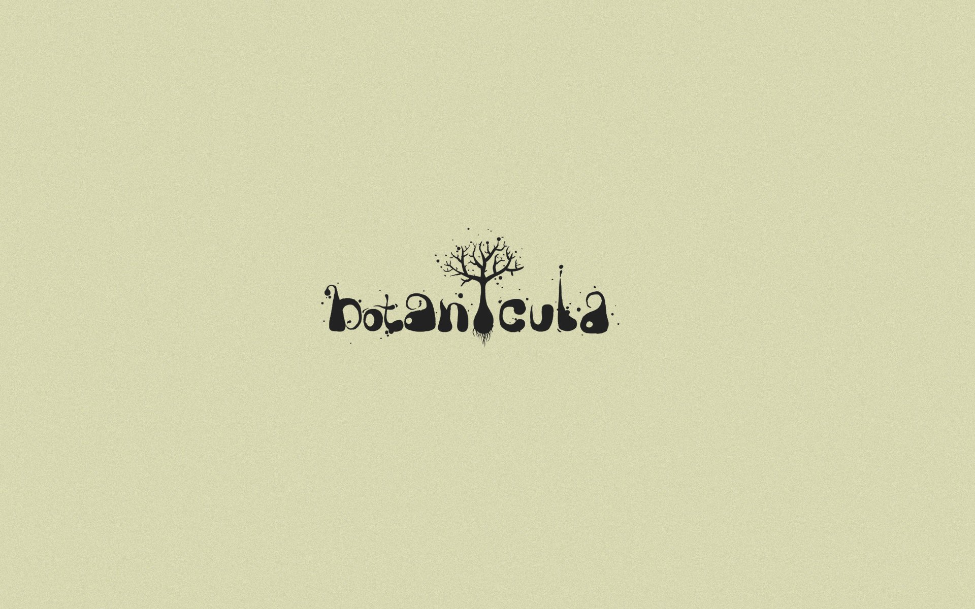 spiel botanicula meisterwerk logo baum schriftart