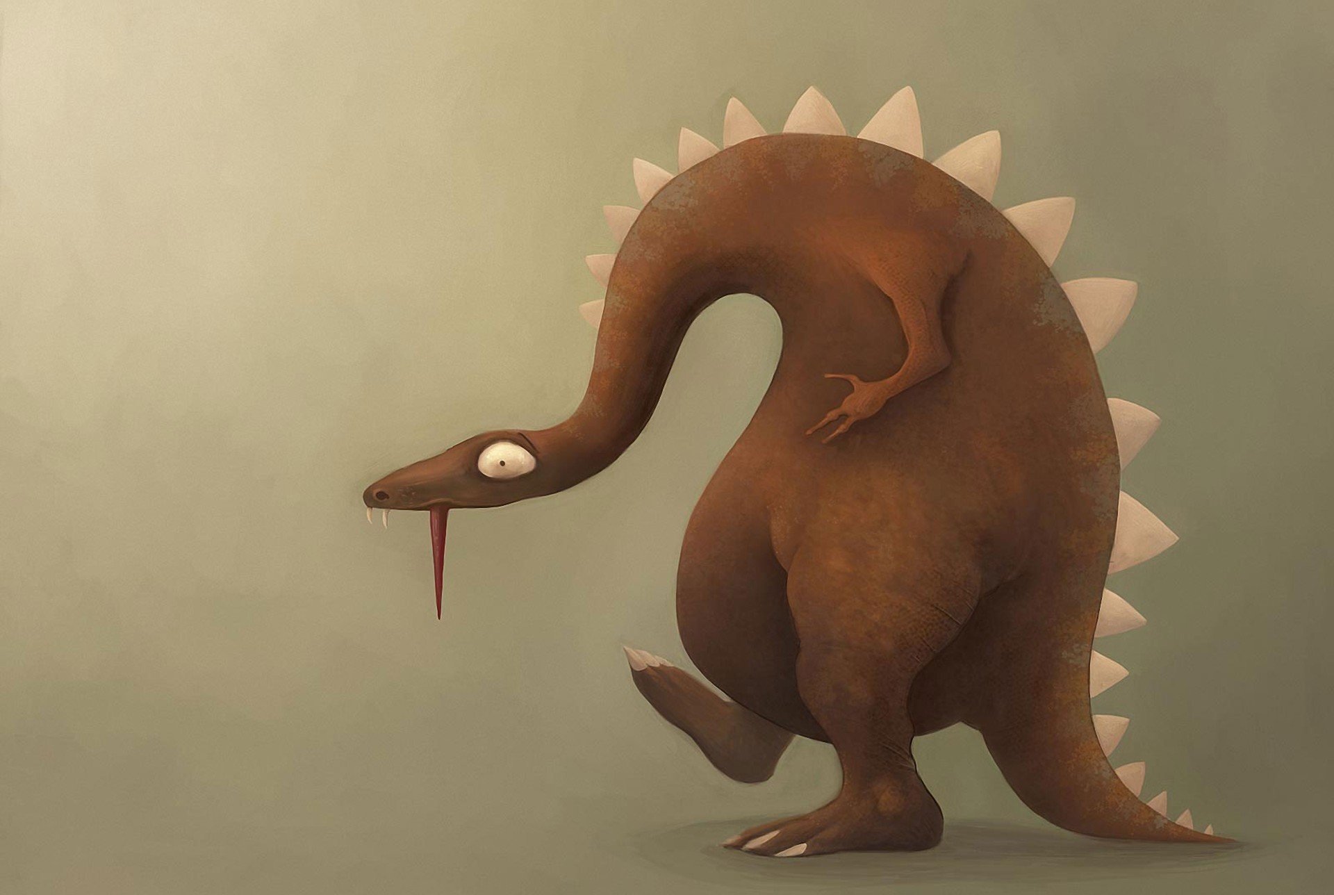 hintergrund dinosaurier eidechse zunge profil zeichnung