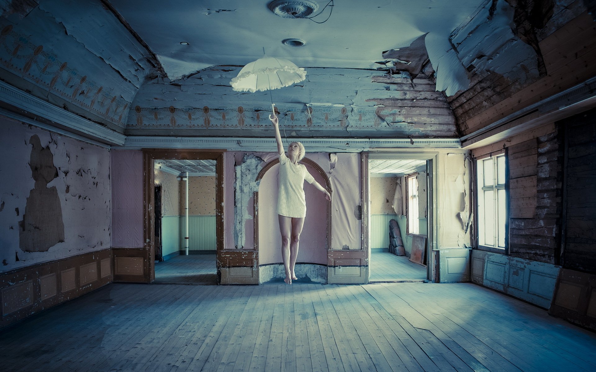 mädchen zimmer regenschirm situation