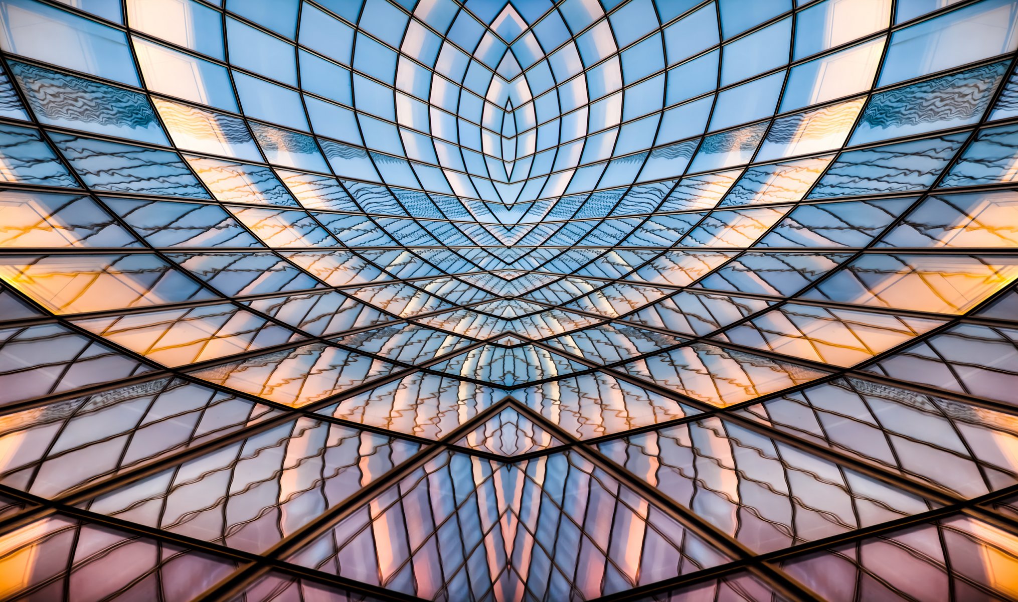 buntglasfenster glas linien