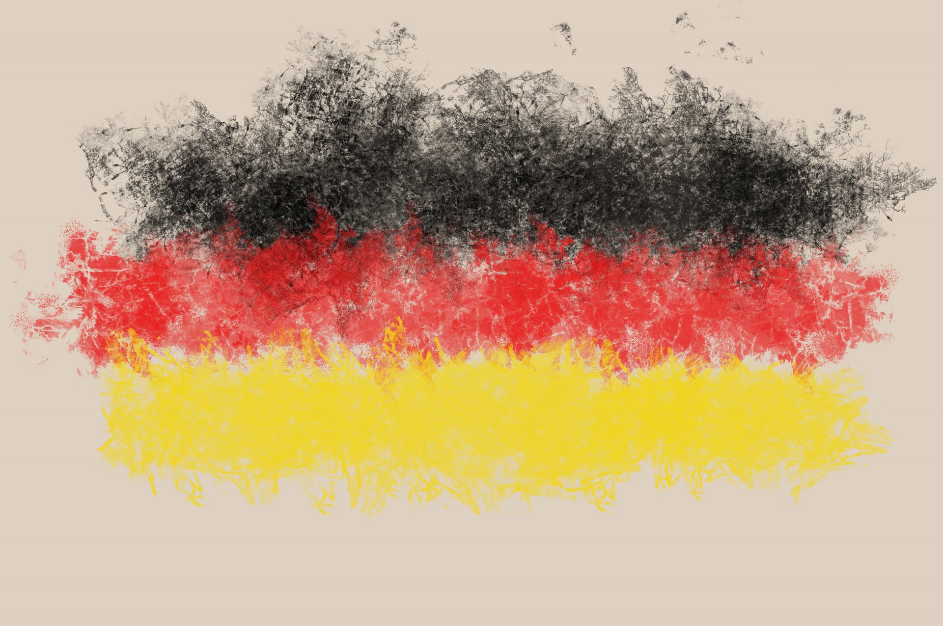 deutschland flagge schwarz gelb rot