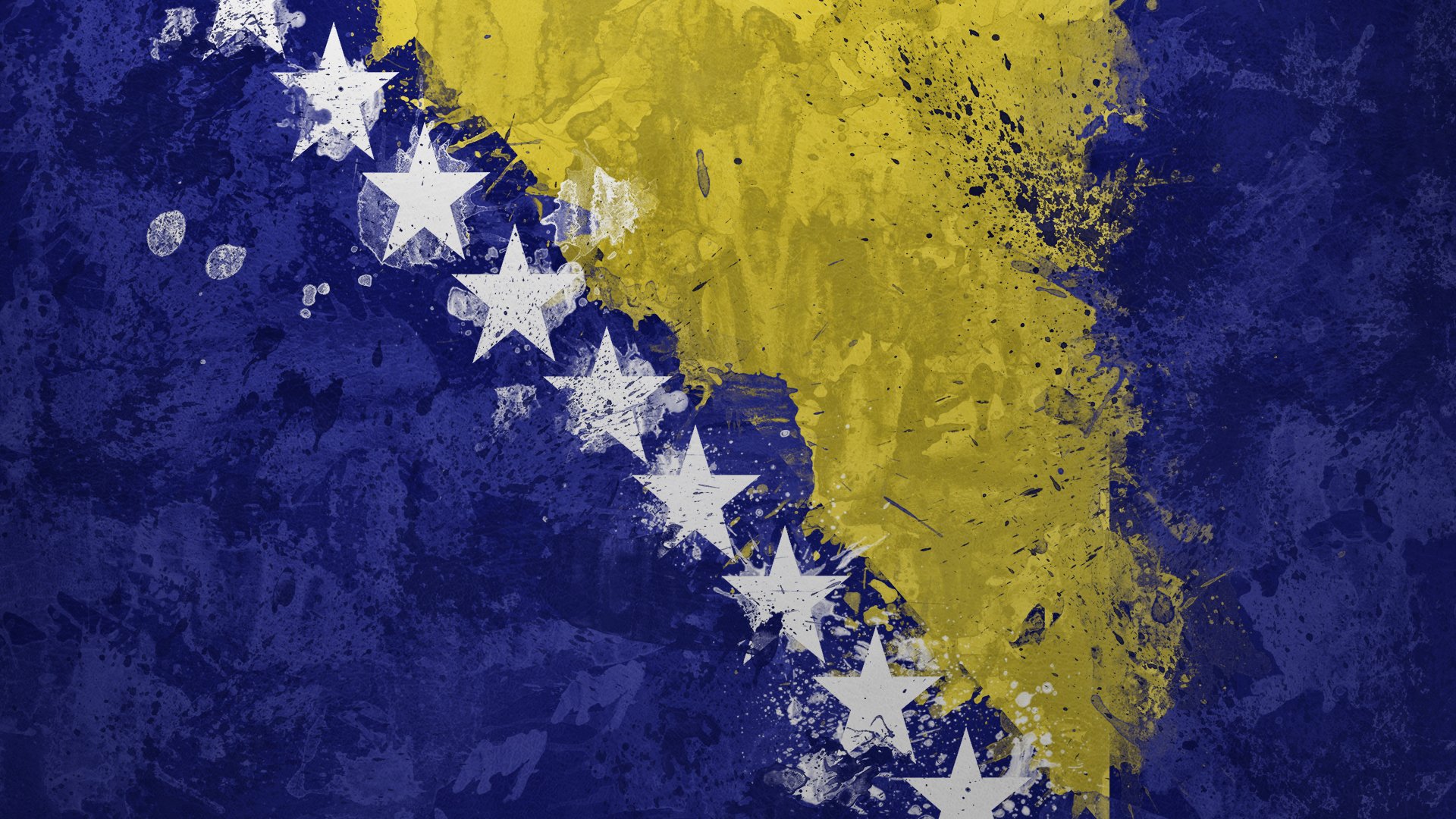 bosnien und herzegowina bosna und herzegovina flagge farben