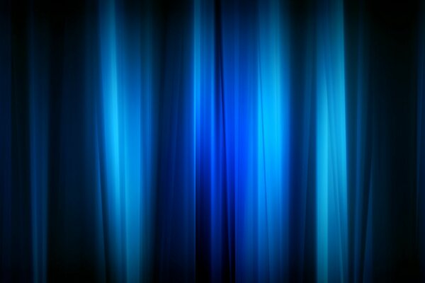 Pulsierende Linien auf blauem Hintergrund