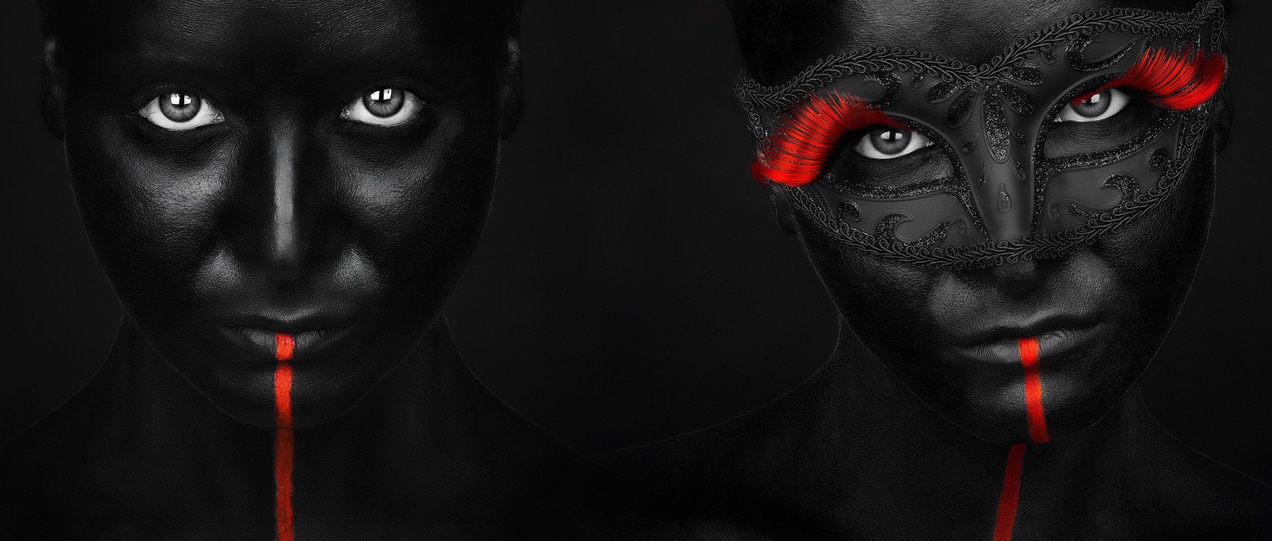 dark passion petko petkov porträt maske hintergrund