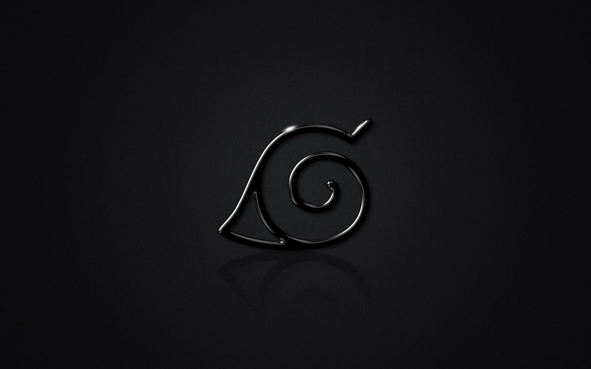 emblem konoha schwarzer hintergrund naruto