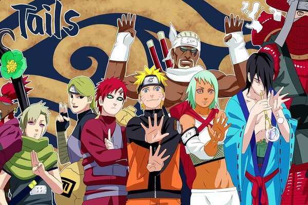 Anime-Poster. Naruto, Gaara