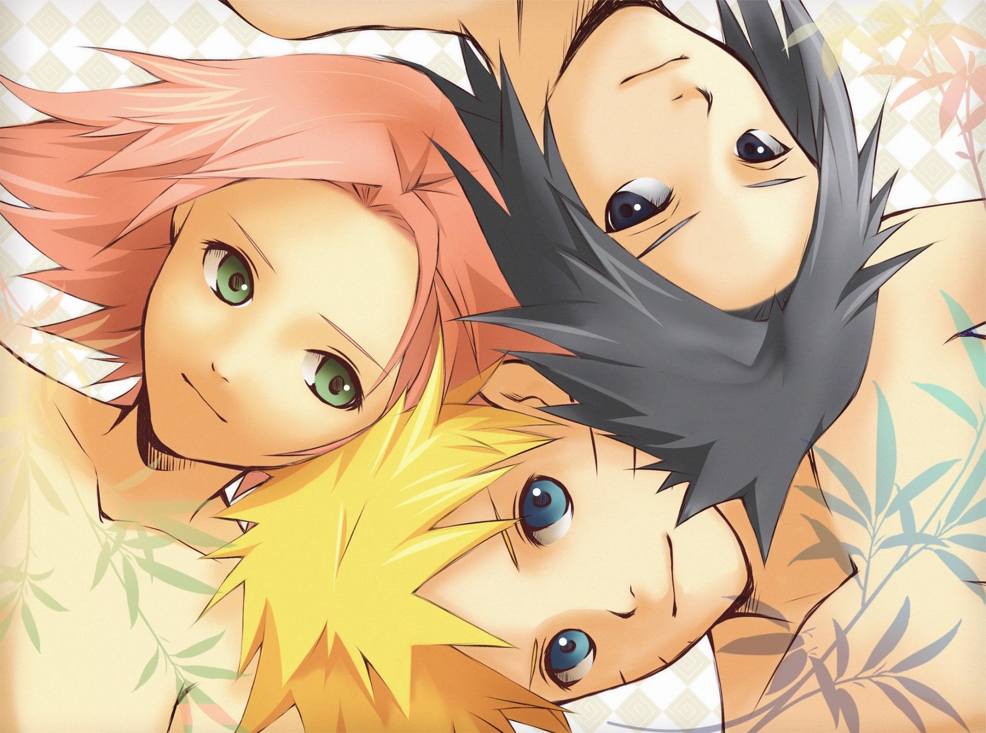 naruto uzumaki sakura haruno sasuke team 7 sakura jungs mädchen rosa haare