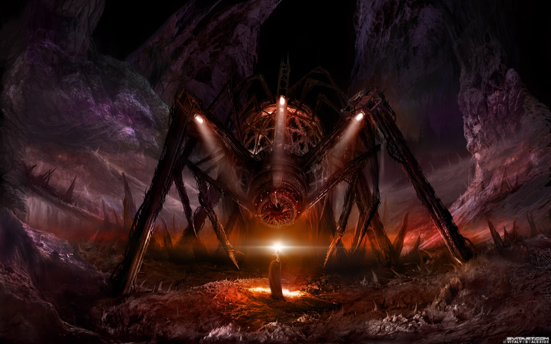 monster roboter licht