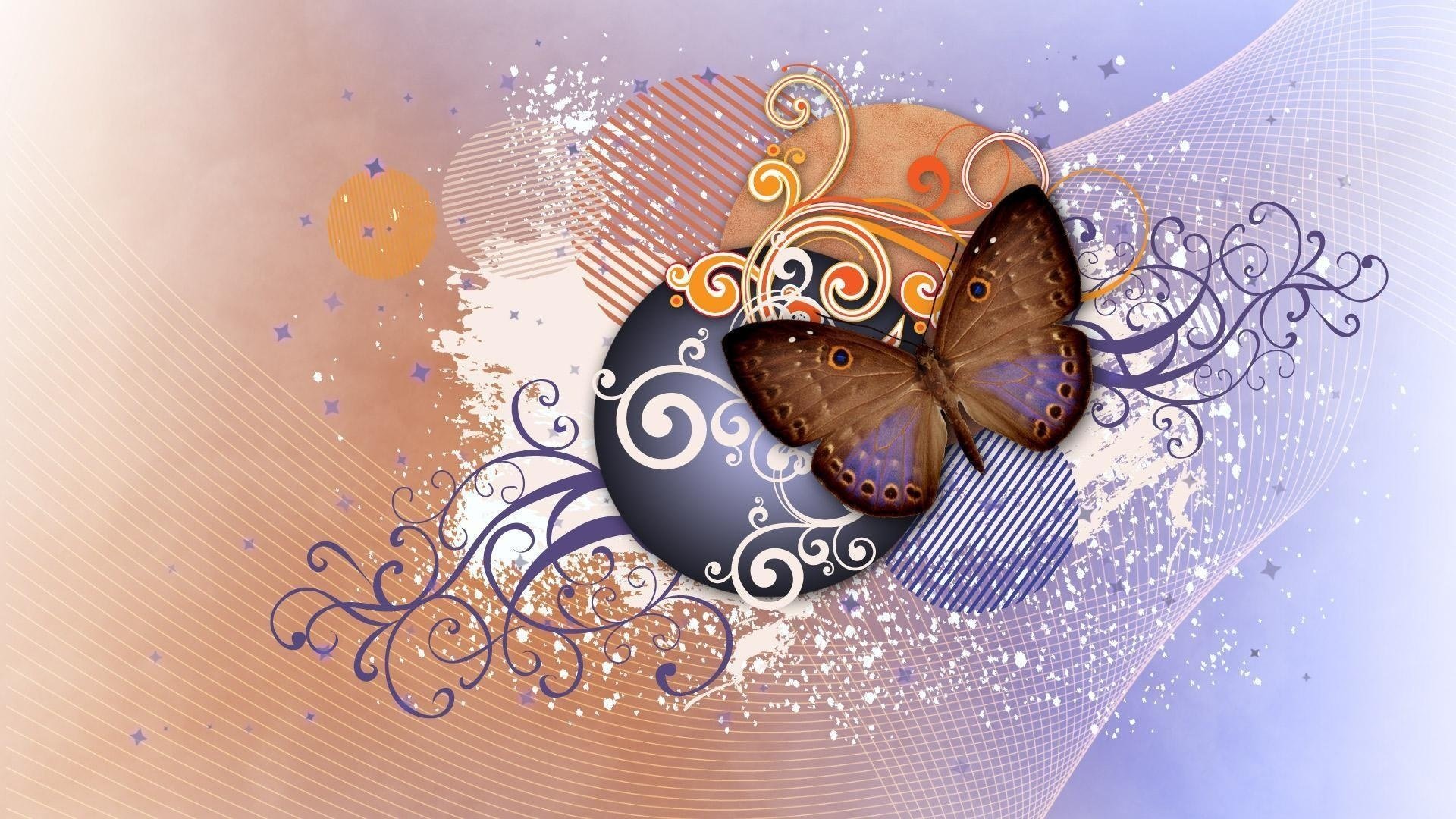 abstraktion flügel schmetterling muster