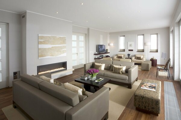 Stilvolles Wohnzimmerdesign