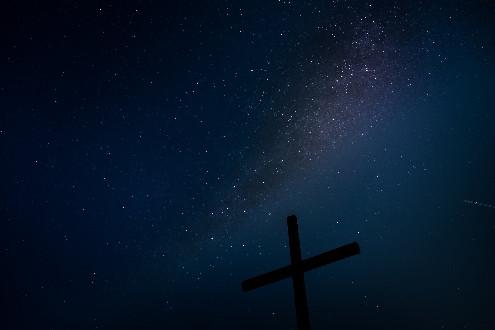 sterne nacht milchstraße kreuz