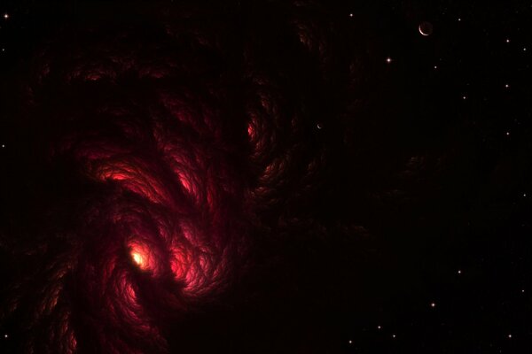 Das Schwarze Loch im Weltraum ist faszinierend